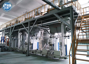 PLCは空気圧縮機システム8m * 8mが付いている乾燥した乳鉢の生産ラインを* 10m制御します
