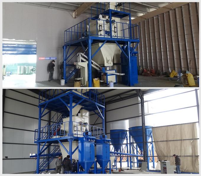 乾燥粉末モルタル 製造ライン 壁 石膏砂 セメント 混合設備 陶器のタイル 接着剤 製造 機械 11