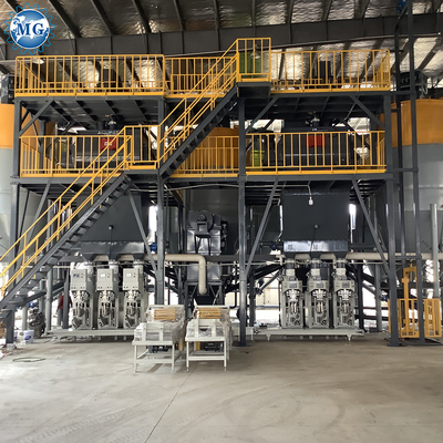 工場直行 10-30T/H 自動乾砂砂利生産ライン 乾砂砂利混合機