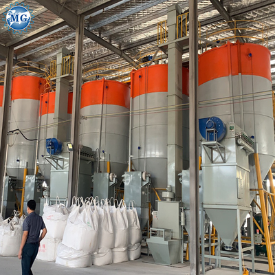 工場直行 10-30T/H 自動乾砂砂利生産ライン 乾砂砂利混合機