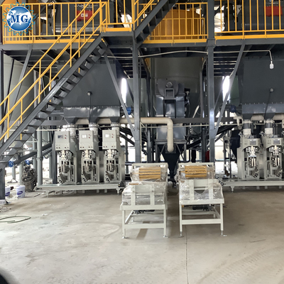 工場直行 10-30T/H 自動乾砂砂利生産ライン 乾砂砂利混合機