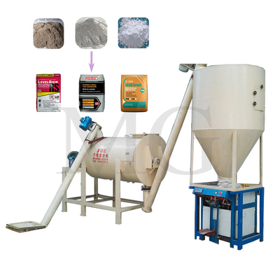 壁塗布 石膏 スキムコート 混合装置 床タイル 粘着剤 製造工場 CE シンプル 乾燥粉末 モルタル ミキサー マシン