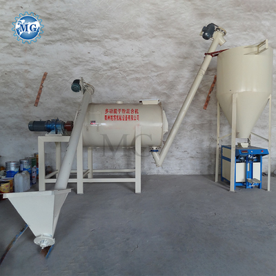長期保証 3-4 tph 18kw 乾砂砂製 製造ライン 壁 石膏 砂 石膏 混凝土 陶器 タイル 粘着 粘土 製造 機械
