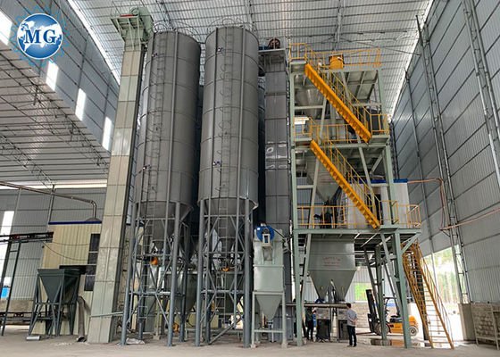 10-20 T/Hの機械を作る自動混合晒粉乳鉢の植物の壁のパテ